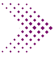 arrow, bullet points, plum